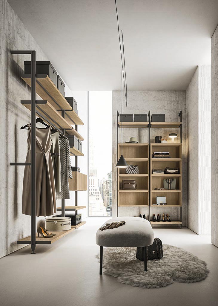 Alf DaFrè Antis walk-in wardrobe, main view