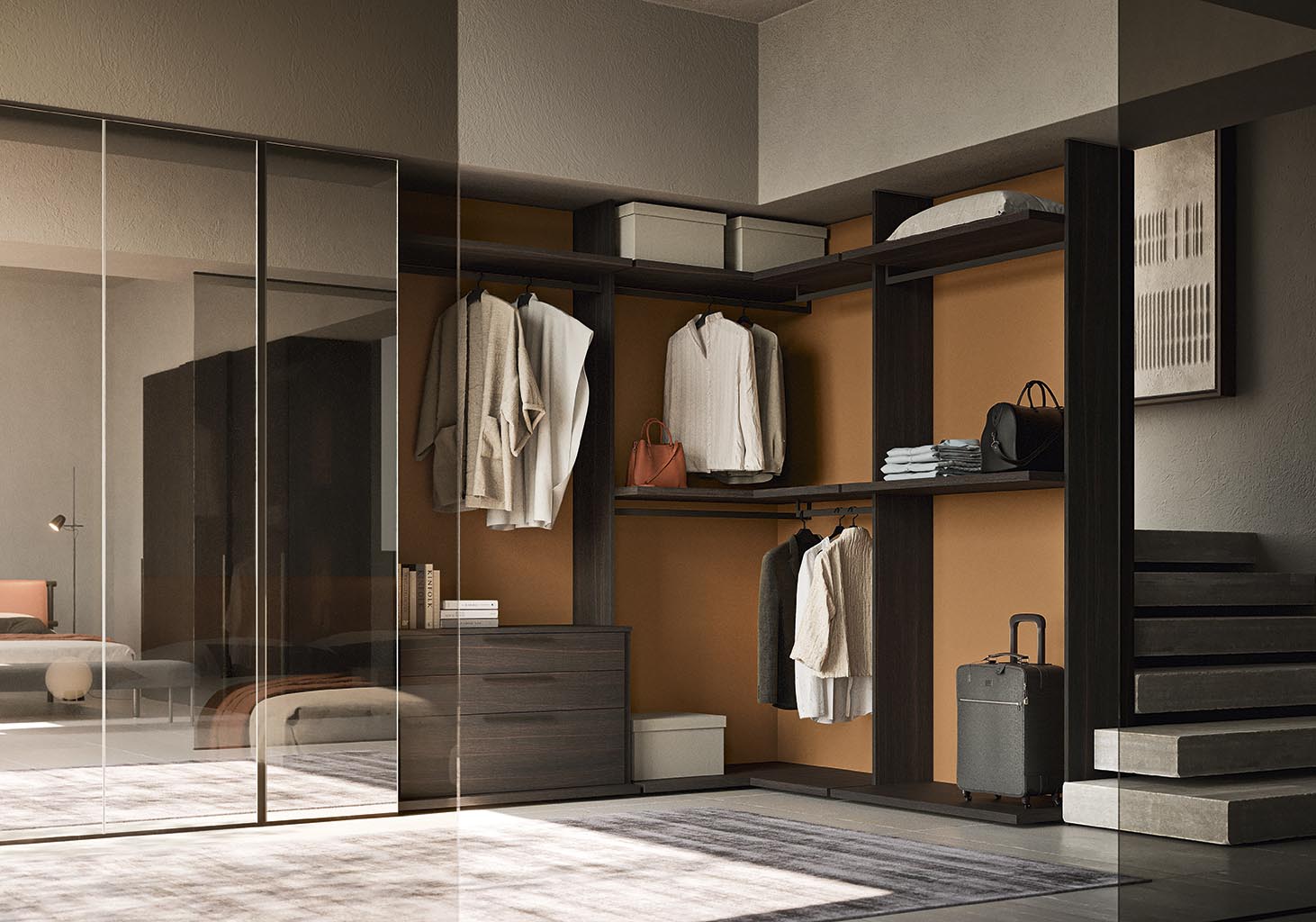 Alf DaFrè Poker walk-in wardrobe, main view