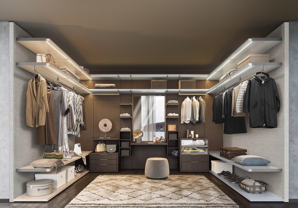 Alf DaFrè Store walk-in wardrobe, view 1