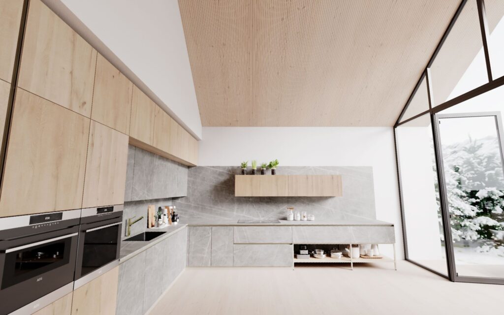 Arrex kitchen virtual tour – Ambiente Nordic, view 1