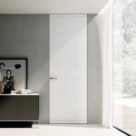 Bertolotto Flush to Wall Interior Door – Minima, finishes and materials