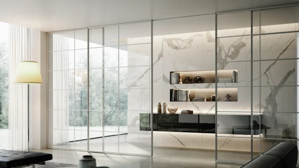 Bertolotto Glass and Aluminum Doors – Sliding systems, finishes and materials