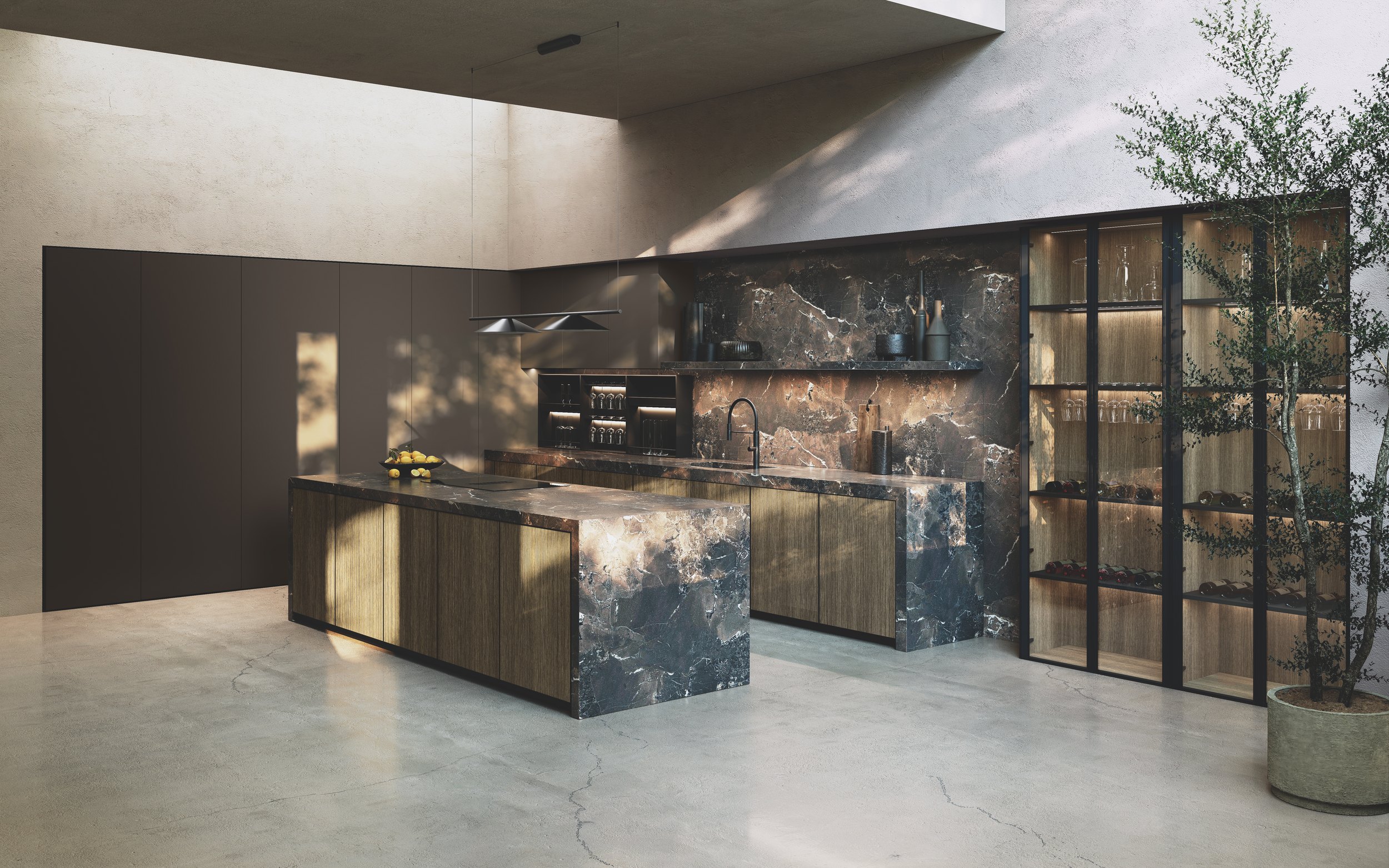 Binova Avola kitchen, main view