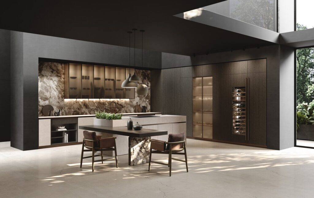 Binova Balance kitchen – Superwood, view 1