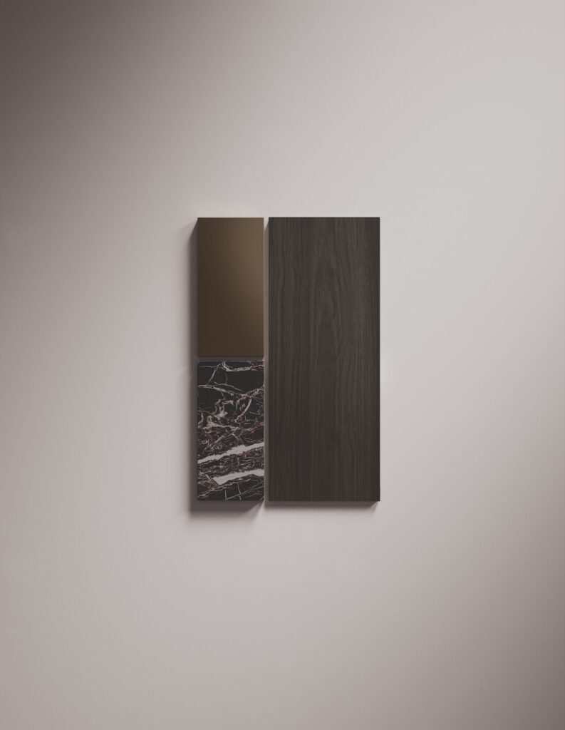 Binova Bluna kitchen – Tech Alluminio, finishes and materials