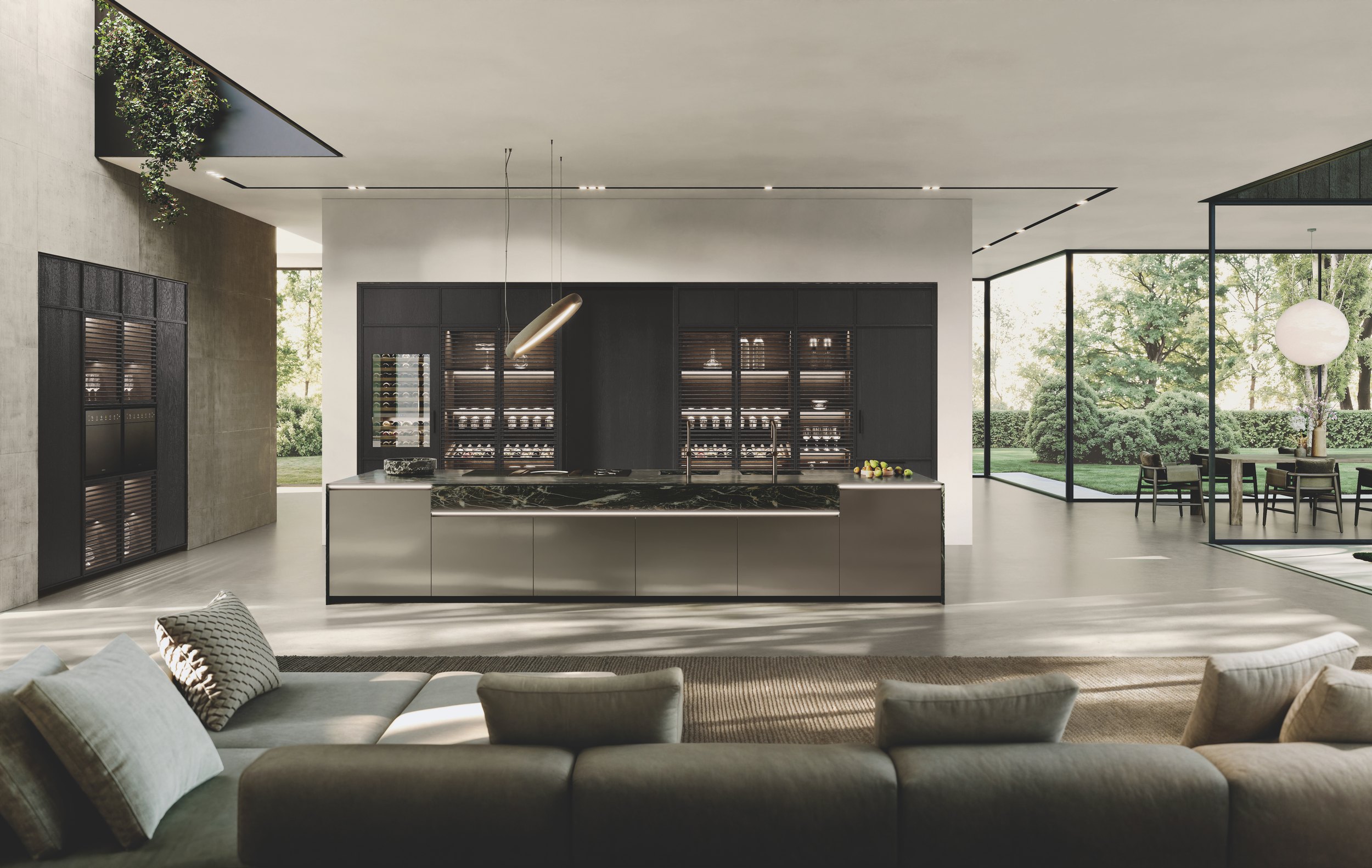 Binova Hily Legno kitchen, main view