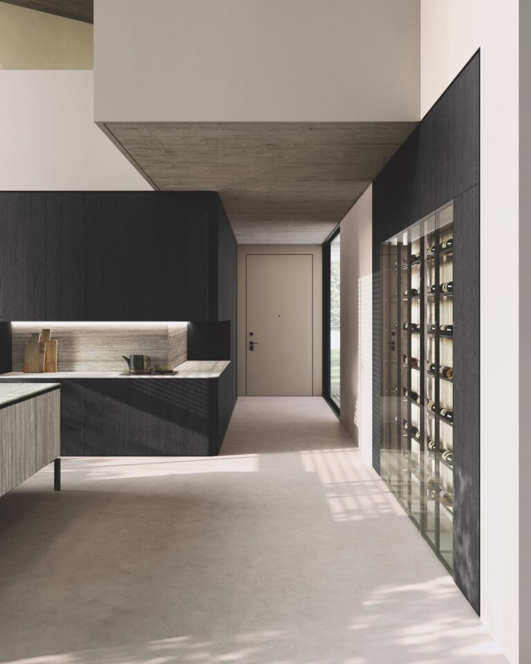 Binova Lab Grès kitchen, view 4