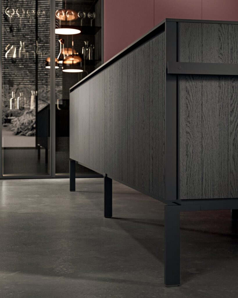 Binova Regula kitchen, finishes and materials