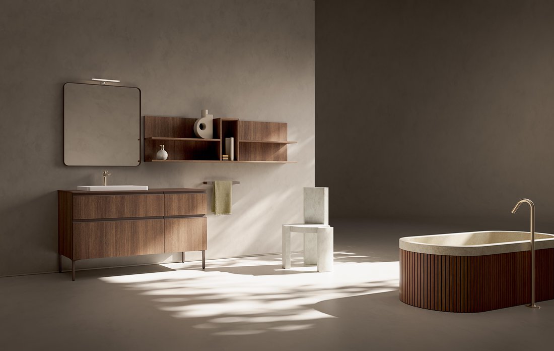 Compab IPE bathroom furniture, main view