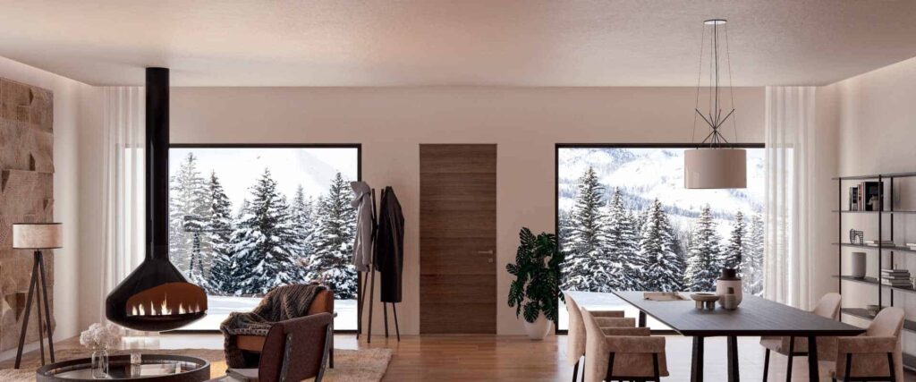 Dierre Prestige security door – Sleek Out, finishes and materials