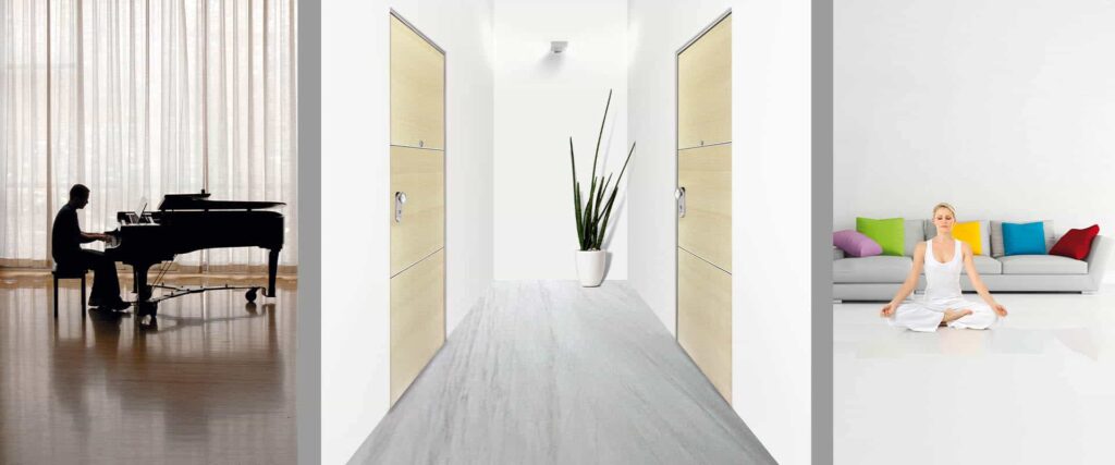Dierre Prestige security door – Synergy in, finishes and materials