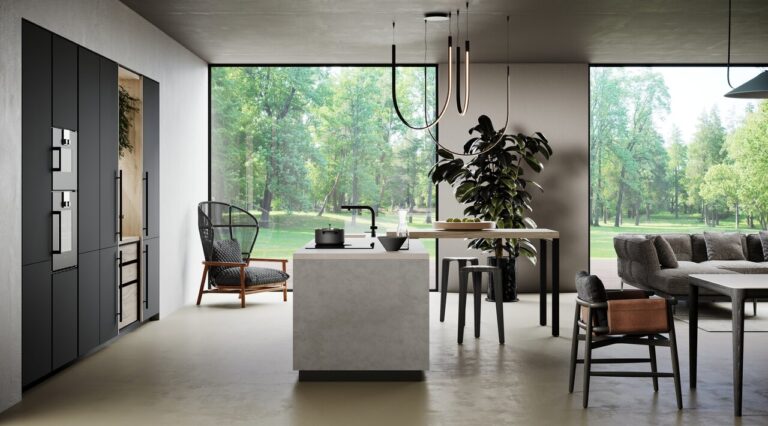 Miton Cucine modern kitchen – Ménta Beton Giove, view 3