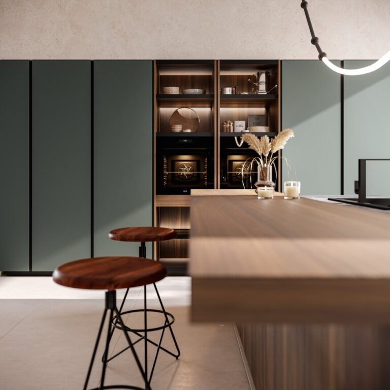 Miton Cucine modern kitchen – Ménta Noce Cordesco, view 2