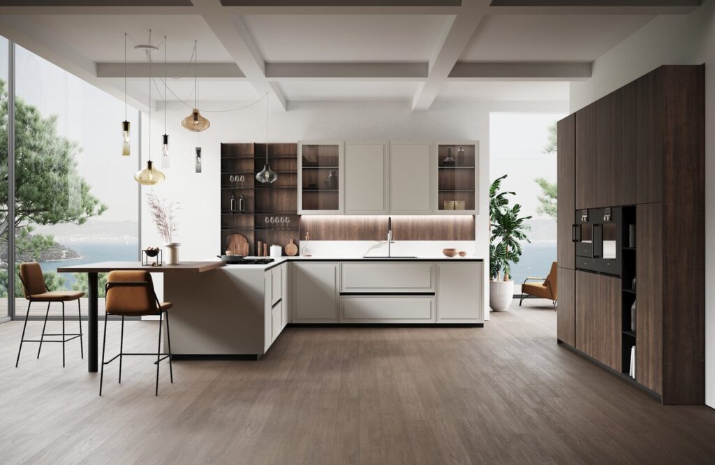 Miton Cucine modern kitchen – Tes Grigio Box, view 1