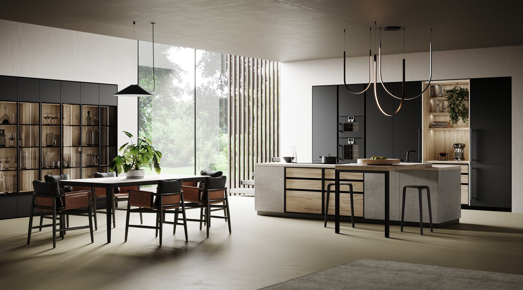 Miton Cucine modern kitchen, main view